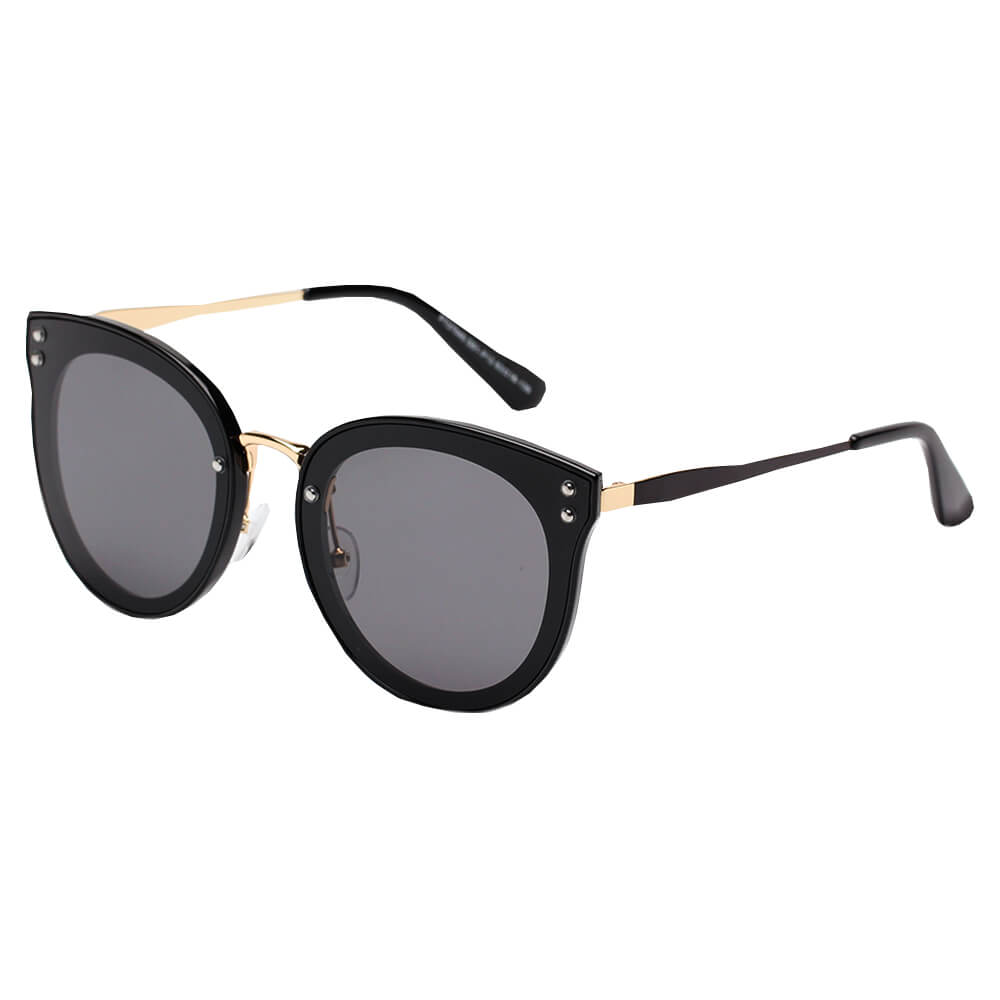 RIMINI | SHIVEDA PT27045 - Women Round Cat Eye Fashion Sunglasses - Cramilo Eyewear - Stylish Trendy Affordable Sunglasses Clear Glasses Eye Wear Fashion