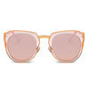 FERNDALE | CA12 - Mirrored Polarized Lens Oversize Cat Eye Sunglasses - Cramilo Eyewear - Stylish Trendy Affordable Sunglasses Clear Glasses Eye Wear Fashion