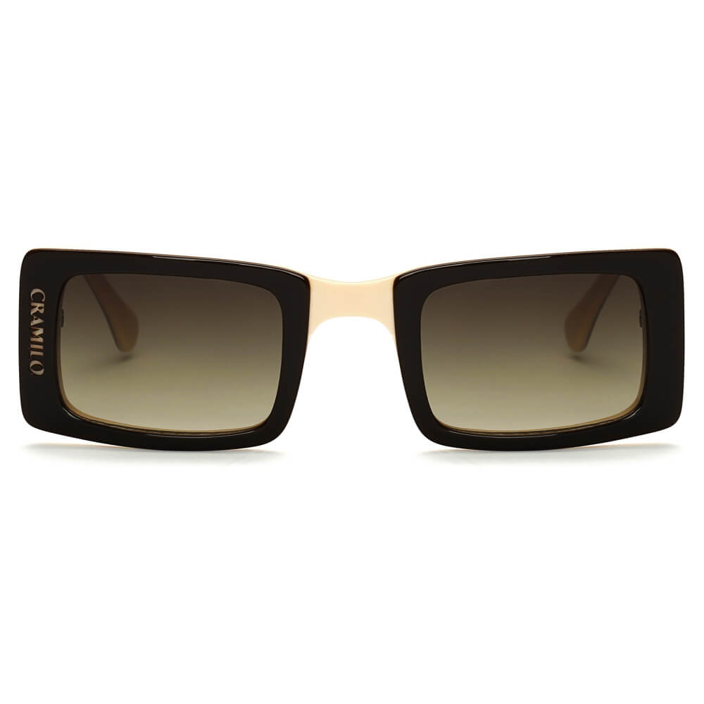 DAYTON | Unique Futuristic Unisex Postmodern Rectangle Square Sunglasses