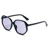 JOLIET | S1108 - Women Geometric Round Oversized Fashion Sunglasses - Cramilo Eyewear - Stylish Trendy Affordable Sunglasses Clear Glasses Eye Wear Fashion