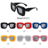 Rayne - Y2K Square Inflated Chunky Retro Funny Sunglasses