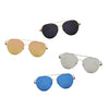 ERIE | S2006 - Modern Teardrop Aviator Flat Mirrored Flat Lens Sunglasses - Cramilo Eyewear - Stylish Trendy Affordable Sunglasses Clear Glasses Eye Wear Fashion