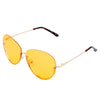 DURANGO | S2026 - Half Frame Oversize Aviator Sunglasses - Cramilo Eyewear - Stylish Trendy Affordable Sunglasses Clear Glasses Eye Wear Fashion