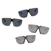 MACON | S3003 - Large Oversized Unisex Single Lens Aviator Fashion Sunglasses - Cramilo Eyewear - Stylish Trendy Affordable Sunglasses Clear Glasses Eye Wear Fashion