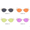 HICKORY | S3009 - Small Retro Vintage Metal Round Sunglasses - Cramilo Eyewear - Stylish Trendy Affordable Sunglasses Clear Glasses Eye Wear Fashion