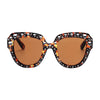 OCALA | S5003 - Women Round Cateye Rhinestone Fashion Sunglasses - Cramilo Eyewear - Stylish Trendy Affordable Sunglasses Clear Glasses Eye Wear Fashion