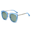 FERNDALE | CA12 - Mirrored Polarized Lens Oversize Cat Eye Sunglasses - Cramilo Eyewear - Stylish Trendy Affordable Sunglasses Clear Glasses Eye Wear Fashion