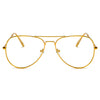 ENID | F1001 - Trendy Aviator Clear Glasses Lens Sun Glasses - Cramilo Eyewear - Stylish Trendy Affordable Sunglasses Clear Glasses Eye Wear Fashion