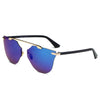 ALLEGAN | S2032 - Women Round Cat Eye Sunglasses - Cramilo Eyewear - Stylish Trendy Affordable Sunglasses Clear Glasses Eye Wear Fashion