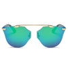 ALLEGAN | S2032 - Women Round Cat Eye Sunglasses - Cramilo Eyewear - Stylish Trendy Affordable Sunglasses Clear Glasses Eye Wear Fashion